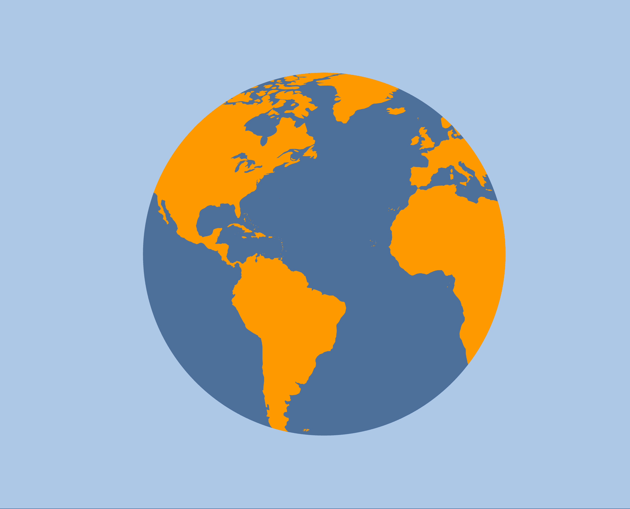 An image of a globe.